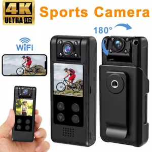 4K Pocket 1080P Camcorder Mini Police Body Camera HD 120° Video DVR IR Night Cam - Picture 1 of 24