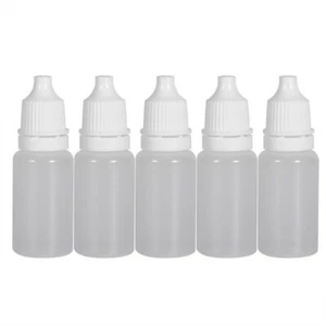 25x Small Plastic Bottle Pipette Dropper 10mL Container Liquid Screw Cap Clear - Picture 1 of 6