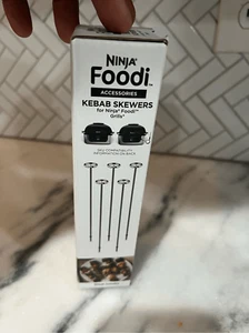 NEW Ninja Foodi Grill Kebab Skewers 7.25 Inches (Stainless Steel) - 2577ok - Picture 1 of 3