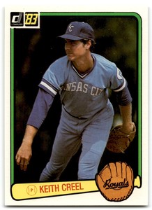 1983 Donruss Keith Creel Rookie Kansas City Royals #574