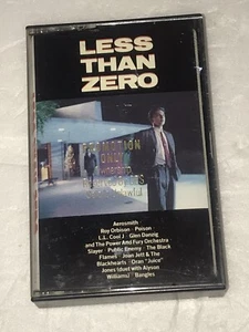 LESS THAN ZERO MOVIE SOUNDTRACK CASSETTE TAPE 1987 PROMO PROMOTIONAL SLAYER - Picture 1 of 3
