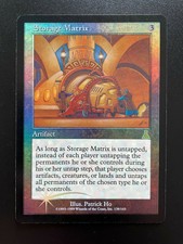 Rare Foil STORAGE MATRIX Magic MTG URZA'S DESTINY Set Artifact Card 138/143 LP