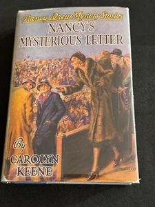 NANCY DREW #08: NANCY'S MYSTERIOUS LETTER by Carolyn Keene 1940B 27th Printing - Imagen 1 de 18