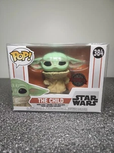 Funko POP Star Wars The Child Concerned #384 Target Exclusive Baby Yoda  - Picture 1 of 8