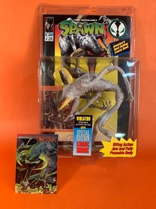 1994 Spawn VIOLATOR w/Comic Book + Bonus 1993 Card Todd McFarlane NEW - Picture 1 of 14