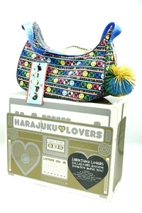Borsa Harajuku Lovers 原宿 Edizione da Collezione Smiley Face Cuore Gwen Stefani - Foto 1 di 9