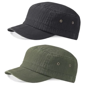Gorra Beechfield Urban Militar Ejército De Béisbol Lavada Cotton Vintage - Imagen 1 de 4