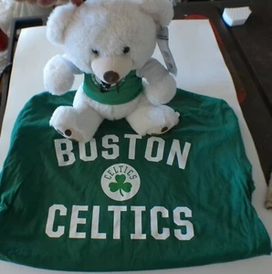 Boston Celtics T-Shirt AND Teddy Bear - Picture 1 of 5