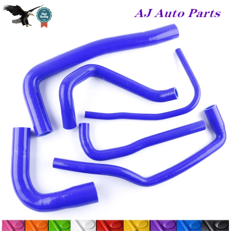 Fit 1991-98 SAAB 9000 B204 B234 2.0 2.3 AERO Silicone Coolant Radiator Hose Blue - Image 1 of 4