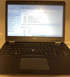 FAST DELL E5470 CORE i5 14" HD 8GB RAM 128GB SSD WINDOWS 11 PRO LAPTOP - Picture 1 of 4