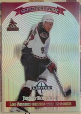 Jeremy Roenick/Amonte 1997-98 Donruss Limited Counterparts LIMITED EXPOSURE SSP