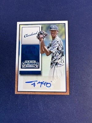 2015 Panini Contenders Draft Ticket Blue Triston McKenzie #27 Auto - Image 1 of 2