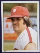 1981 Topps Baseball Stickers #200 Pete Rose Philadelphia Phillies ⚾FREE SHIPPING