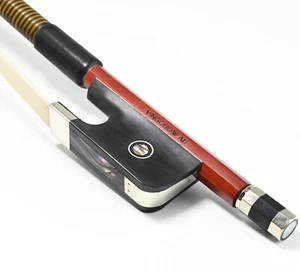 4/4 French Double Bass Bow Brazilwood 72.5cm Pernambuco Performance Warm Tone - Picture 1 of 7