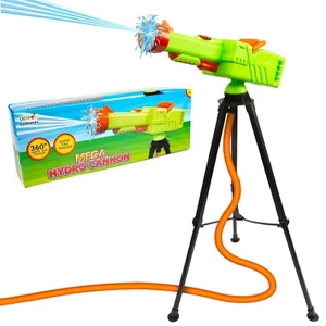 Mega Water Gun for Garden | Tripod Mounted | Connects to Hose | Outdoor Garden - Picture 1 of 6