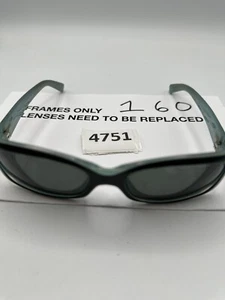 MAUI JIM PUNCHBOWL MJ219-03 Italy Black Wrap/Blue 54-17-135 Sunglasses Frame - Picture 1 of 6