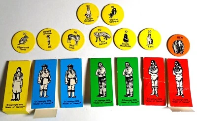 Grizzly Adams Save the Animals 1978 juego de mesa mudadores de cartón y fichas Foto 1 de 3