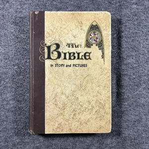 The Bible in Story and Pictures Harold Begbie 1956 Old Testaments Children’s VTG - Foto 1 di 10