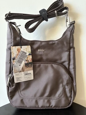 Travelon Antirrobo Clásico Esencial Mensajero Color Nuez Moscada Foto 1 de 4