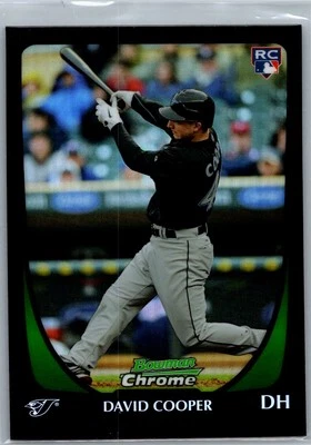 2011 Bowman Draft David Cooper Toronto Blue Jays Refractor RC #24 - Image 1 of 2