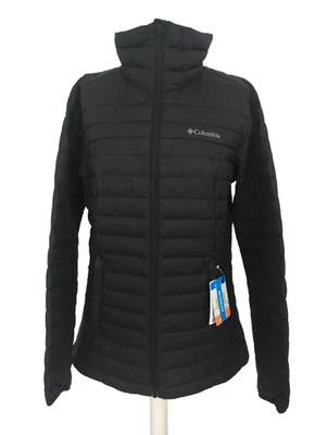 Columbia Women's Quilted Jacket Size M Black L/Sleeve Zip Pockets Used F1 - Image 1 of 4