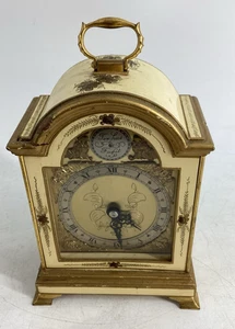 Antique Beautiful SMALL CHINOISERIE MANTEL CLOCK - Picture 1 of 12