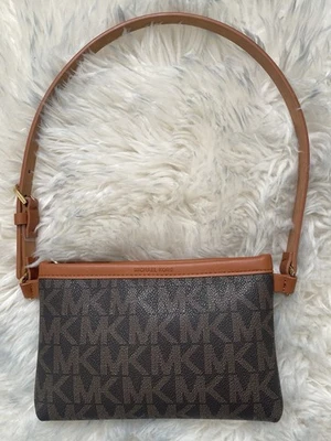 Michael Kors MK Signature Monogram Belt Bag Fits Sz XS-S Waist New without Tags - Image 1 of 4