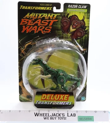 Razor Claw COMPLETE W/Card Mutant Deluxe Transformers Beast Wars 1999 Hasbro NM - Image 1 of 4