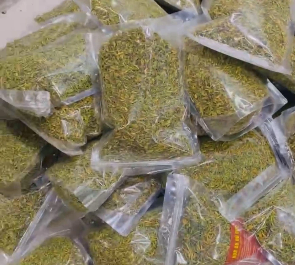 Flor de papaya masculina liofilizada 500 g Hoa Du Du Duc Say Lanh Nguyen Chat Foto 1 de 1