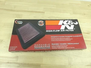 K&N 33-2181 Direct-Fit Replacement High-Flow Air Filter, Washable & Reusable - Picture 1 of 6