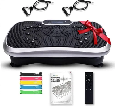 Power Vibration Plate Vibrating Machine Platform Exercise Body Shaker Massager - Image 1 of 4