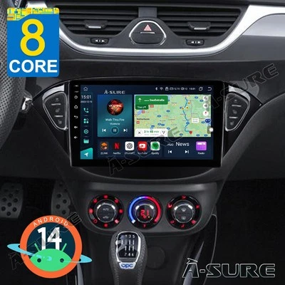 64GB Android 14 Autoradio GPS Navigation DAB+ BT Für Opel Corsa E 2015-2019 Adam - Bild 1 von 4