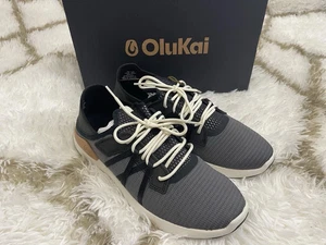 *NUEVO CON ETIQUETAS* Zapatos deportivos Olukai Mio Li ligeros cómodos color roca para hombre talla 11 - Imagen 1 de 16