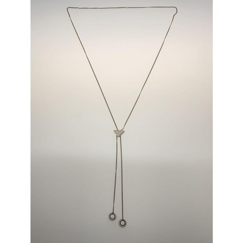 PRADA Collana Ciondolo in Argento per Uomo con Scatola