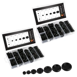 170Pcs Rubber Grommet Firewall Hole Plug Set Electrical Wire Gasket Assortmen... - Picture 1 of 7