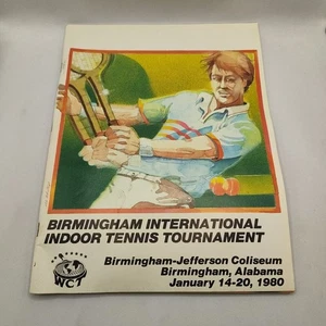 1980 Birmingham International Tennis Tournament Program Magazine McEnroe Rare - Picture 1 of 19
