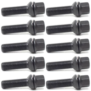 H&R 14542033SW 10 x Black Audi Type Ball Seat Wheel Lug Bolts 14 x 1.5 x 42 mm - Picture 1 of 4