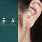 1Pair Invisible Resin Clear Ear Pins Resin Stud Earrings Heart Star Jewe*DB