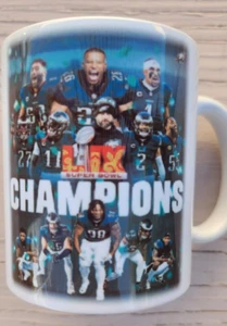 Philadelphia Eagles 2025 Champions Coffee Mug- Super Bowl 59 11oz FREE SHIP!! - Picture 1 of 2