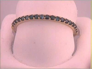10kt Yellow Gold Womens Round Diamond Wedding Anniversary Band 1/4 Cttw - Picture 1 of 1
