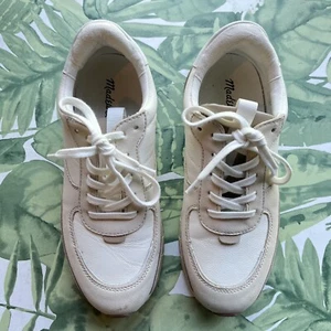 Sneakers MADEWELL USATE Kickoff Trainer in pelle colorblock neutro 8M MC308 - Foto 1 di 10