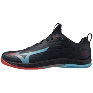 Mizuno 2025 Modell Wave Drive NEO 4 Tischtennisschuhe dunkelgrau & rot & blau - Bild 1 von 5