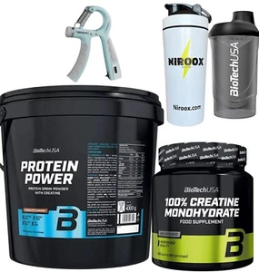 BioTechUSA - Protein Power - 4000 g - Aislado de soja + Creatina 300 gramos + Bonus - Imagen 1 de 8