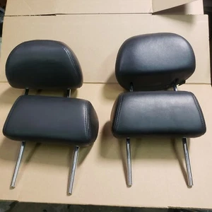 04-06 Nissan Maxima reposacabezas cuero negro asiento delantero trasero izquierdo derecho - Imagen 1 de 3