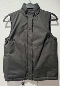 Theory Women's Zip Up Vest w/ Packable Hood Size Small - Picture 1 of 6