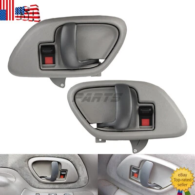 PAIR Door Handles & Bezels For 1995-99 SILVERADO SIERRA Chevy GMC c/k 1500 2500 - Image 1 of 4