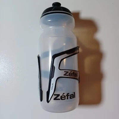 Jaula de botella de agua para bicicleta de carretera de montaña Zefal Pulse FG y botella Zefal sin tornillos Foto 1 de 4