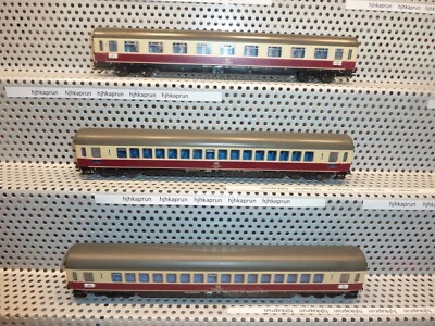 (010) Roco H0 2 x 44405 Personenwagen TEE IC  1.Kl. DB / NEM E589 + 44404 - Bild 1 von 4