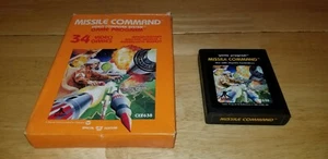 Vintage Atari Missile Command Video Game Cartridge Atari 2600 With Box - Picture 1 of 6