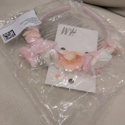 H & M Flower Decorated Alice Band - Image 1 of 2